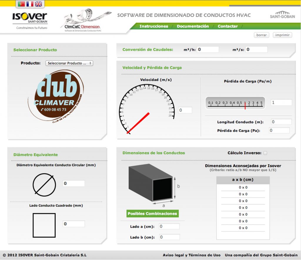 ‘software Para El Cálculo De Conductos En Instalaciones De Climatización TÉcnica Industrial 5889